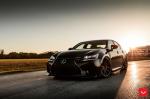 Lexus GS F Gloss Black on Vossen Wheels (HF-3) 2019 года